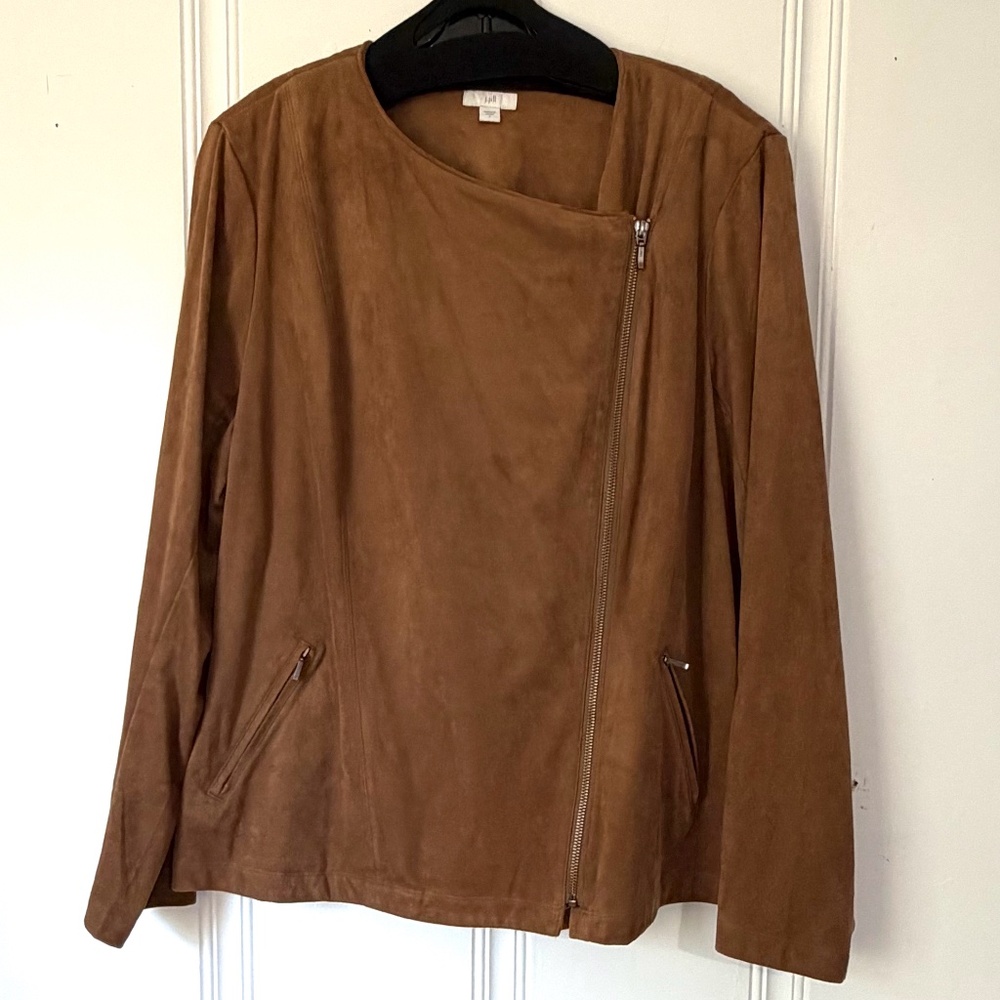 J. Jill Faux Suede Jacket